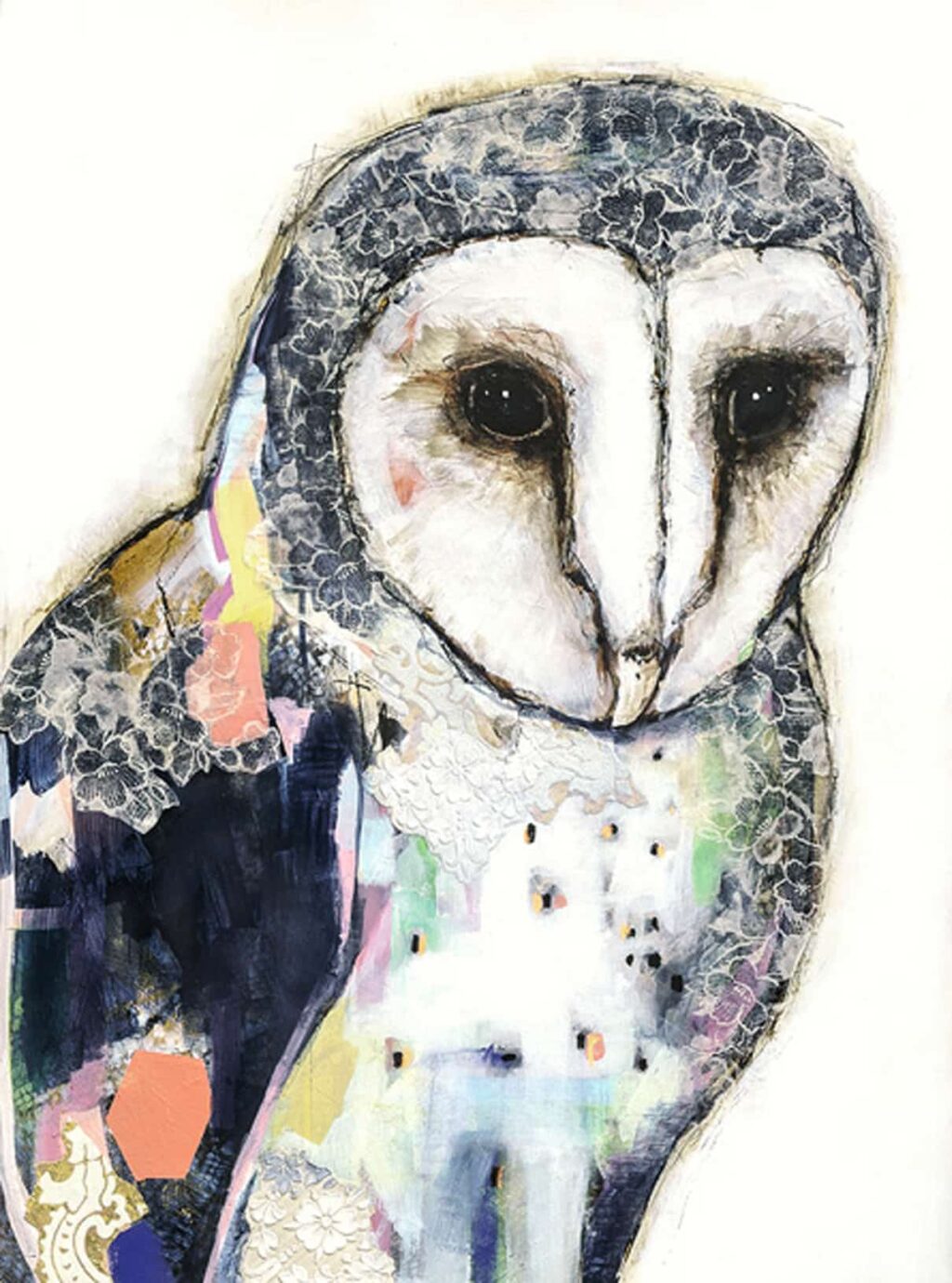 An owl artwork
